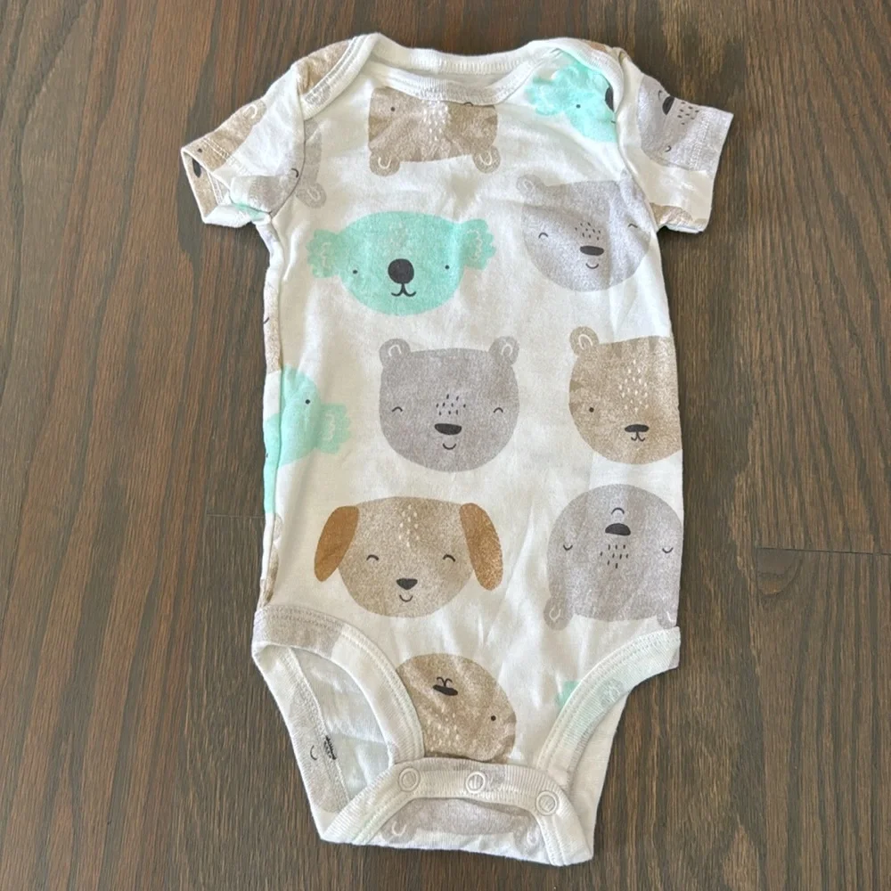Carter’s 3-Piece Baby Animal Bodysuit & Pants Set 6M
